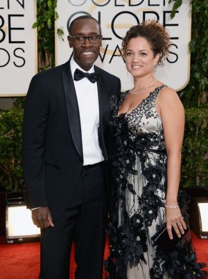 2014 Golden Globes - Red Carpet - Don Cheadle and Bridgid Coulture